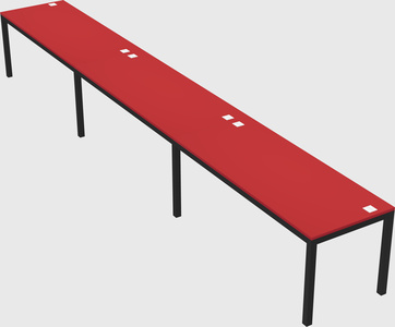 Rectangular desk