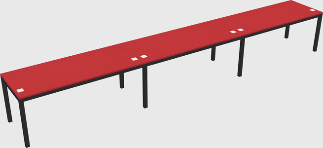 Rectangular desk