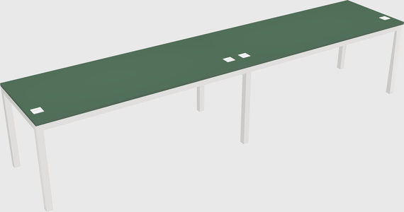 Rectangular desk