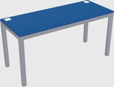 Rectangular desk
