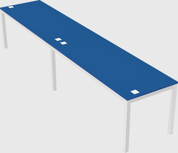 Rectangular desk