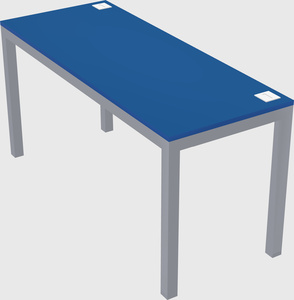 Rectangular desk