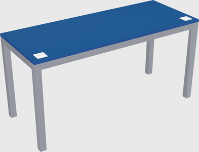 Rectangular desk