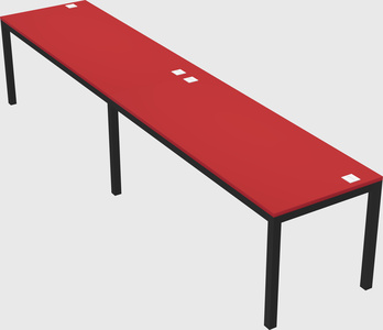 Rectangular desk