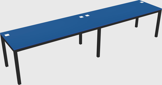 Rectangular desk