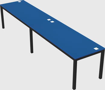 Rectangular desk