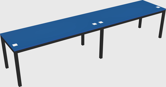 Rectangular desk
