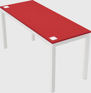 Rectangular desk