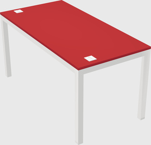 Rectangular desk