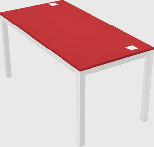 Rectangular desk