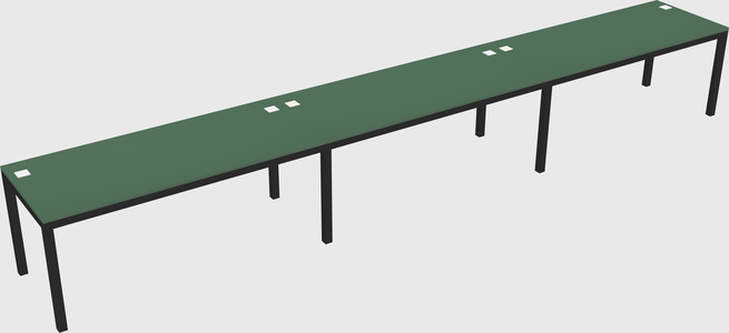 Rectangular desk
