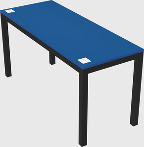 Rectangular desk