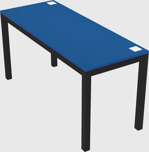 Rectangular desk