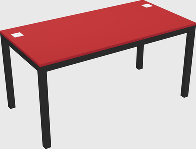 Rectangular desk