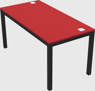 Rectangular desk