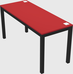Rectangular desk
