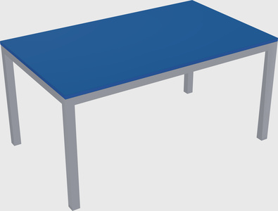 Rectangular desk