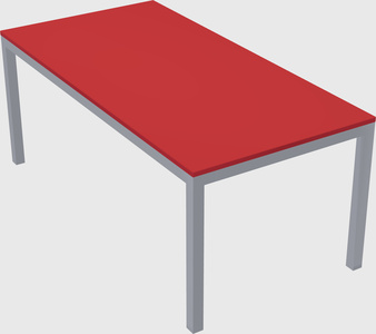 Rectangular desk