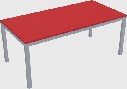 Rectangular desk