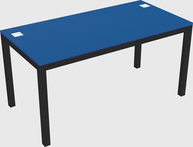 Rectangular desk