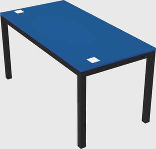 Rectangular desk