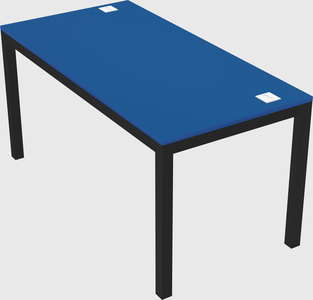 Rectangular desk