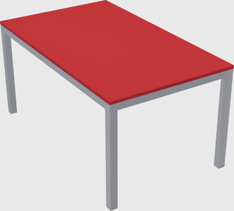 Rectangular desk