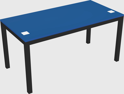 Rectangular desk