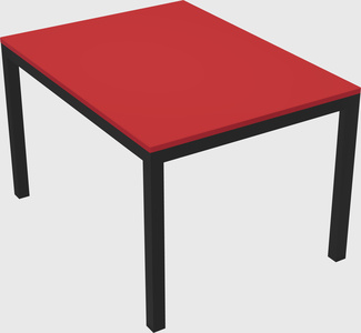 Rectangular desk
