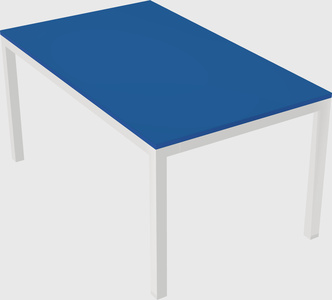 Rectangular desk