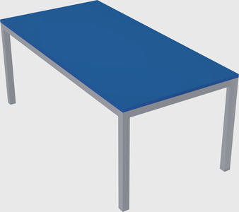 Rectangular desk