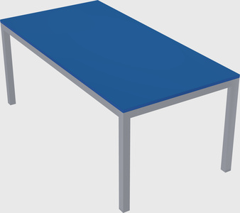 Rectangular desk