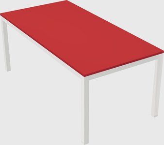 Rectangular desk