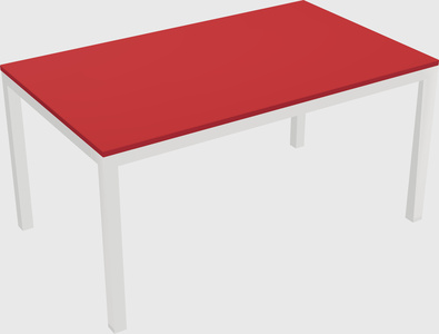 Rectangular desk