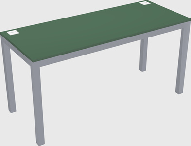 Rectangular desk