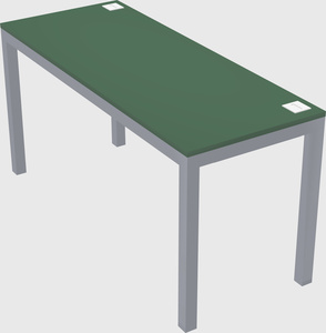 Rectangular desk