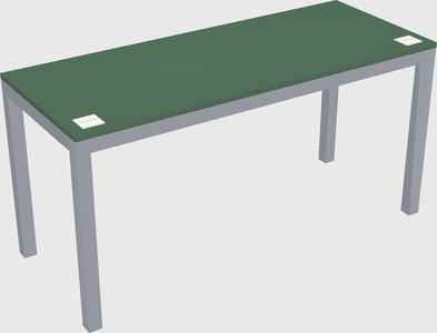 Rectangular desk