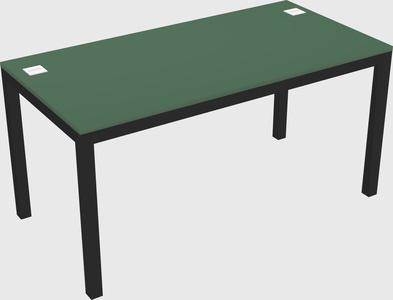 Rectangular desk