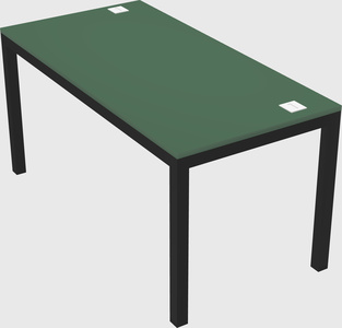 Rectangular desk