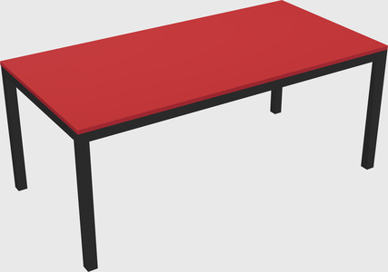 Rectangular desk