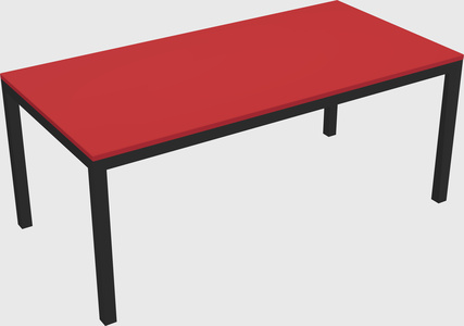 Rectangular desk