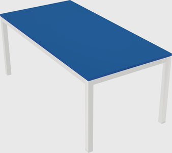 Rectangular desk