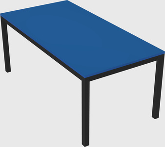 Rectangular desk