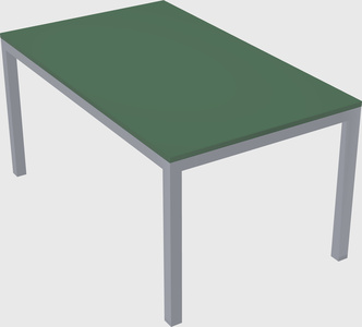 Rectangular desk