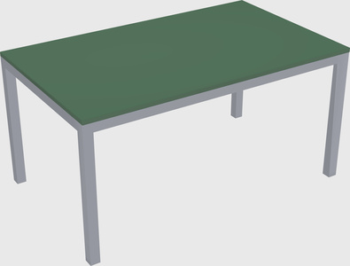 Rectangular desk