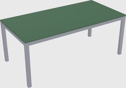 Rectangular desk
