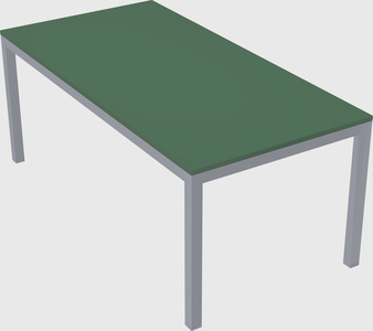 Rectangular desk