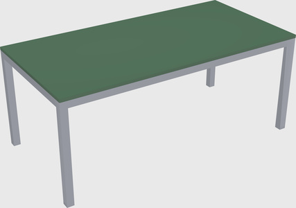 Rectangular desk