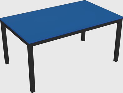 Rectangular desk