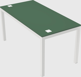 Rectangular desk